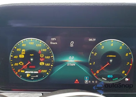 2019 Mercedes-Benz Amg Gt 53 z USA, uszkodzony, nr VIN WDD7X6BB3KA008544